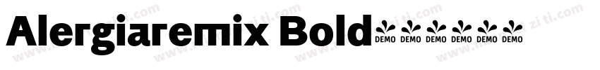 Alergiaremix Bold字体转换